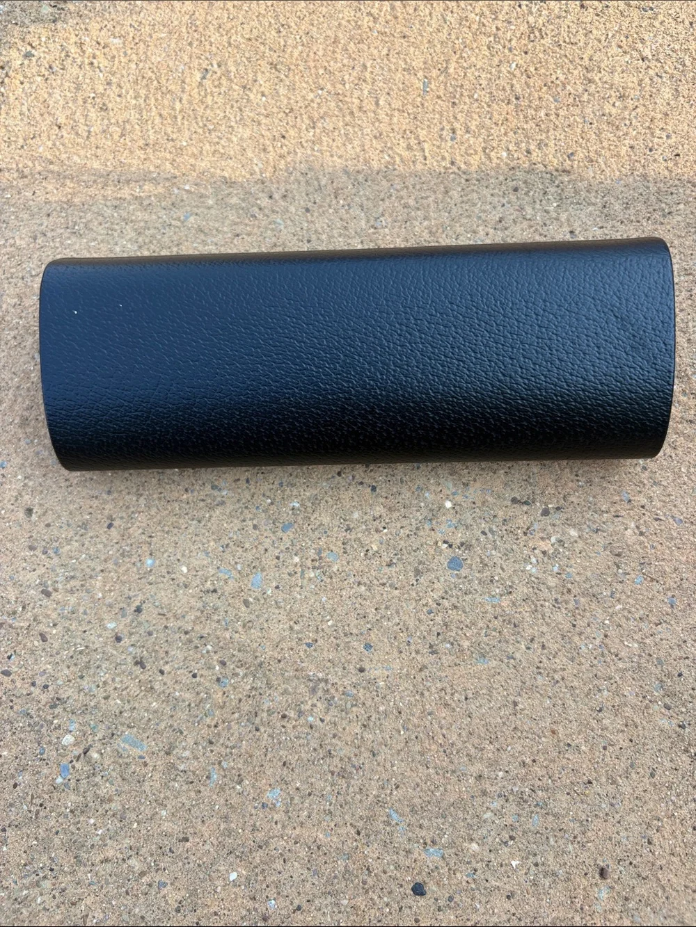 Burberry Eyeglasses Sunglasses Black Faux Leather Hard Case with Gold Logo